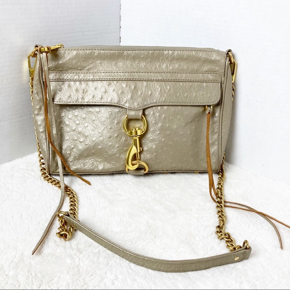 Rebecca Minkoff Mac Daddy bag in ostrich print - Picture 3 of 9